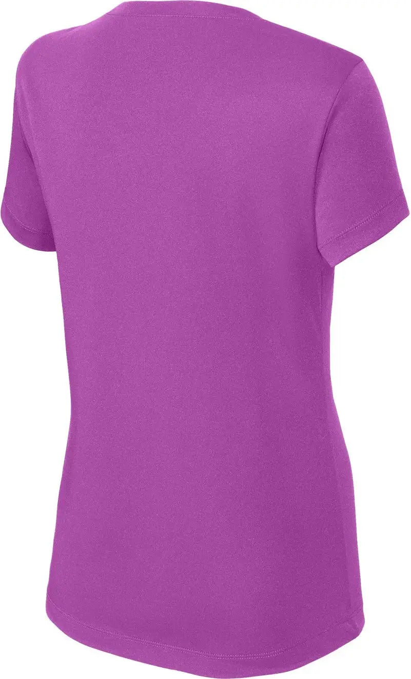 Sport-tek Lst353 Women’s Posicharge Competitor V-neck Tee - Pink Orchid