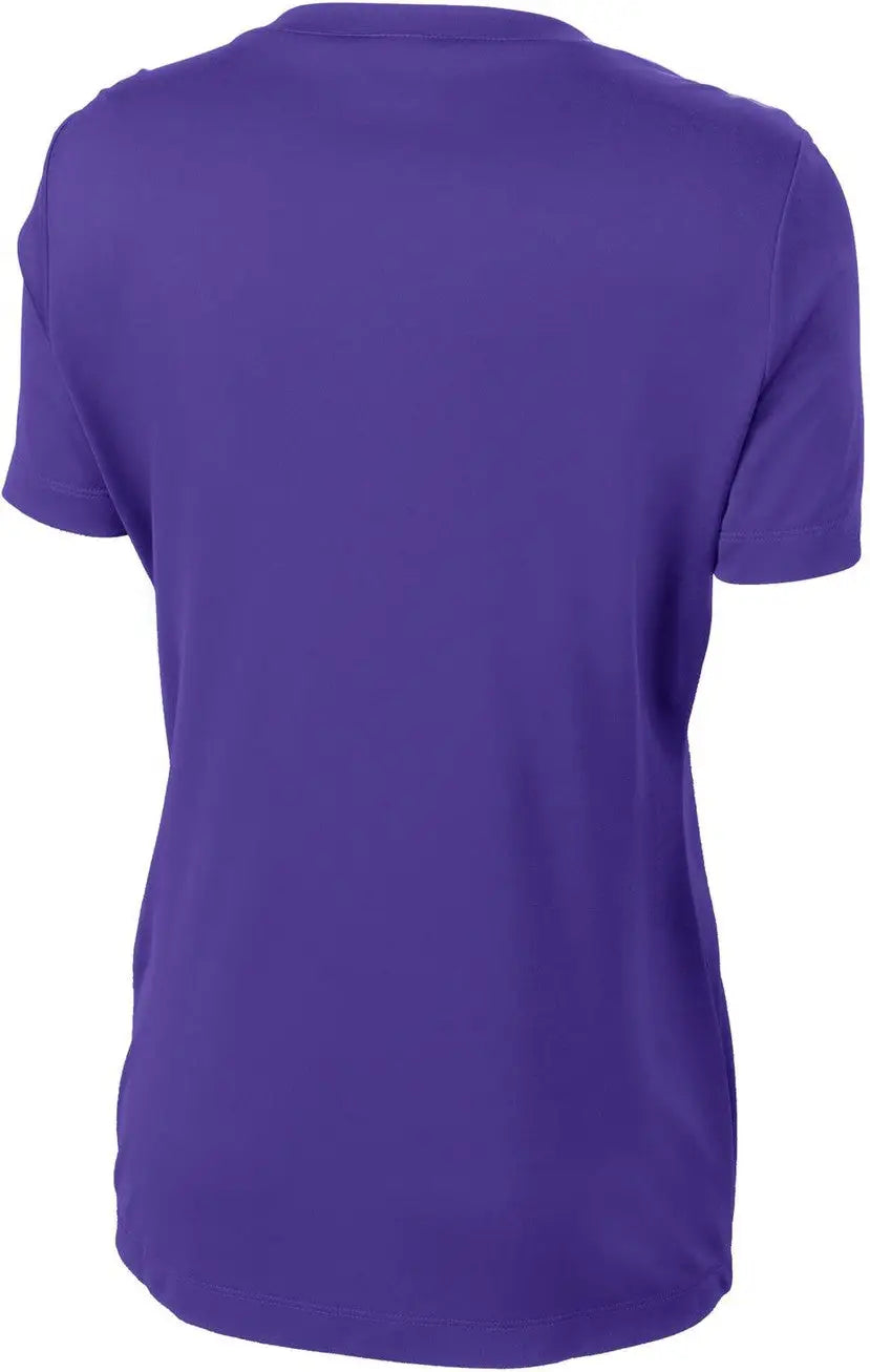 Sport-tek Lst353 Women’s Posicharge Competitor V-neck Tee - Purple - Ladies Xs