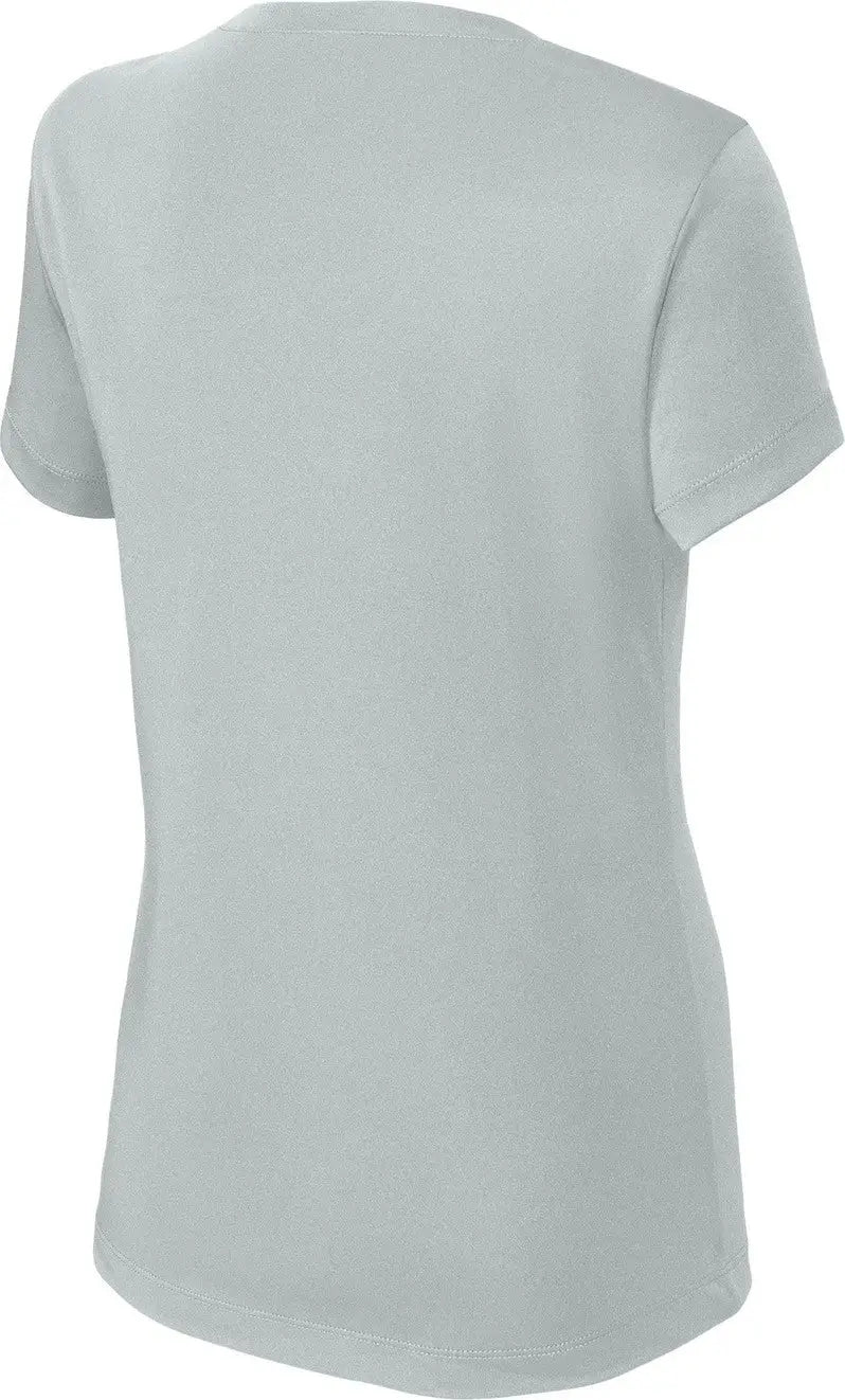 Sport-tek Lst353 Women’s Posicharge Competitor V-neck Tee - Silver