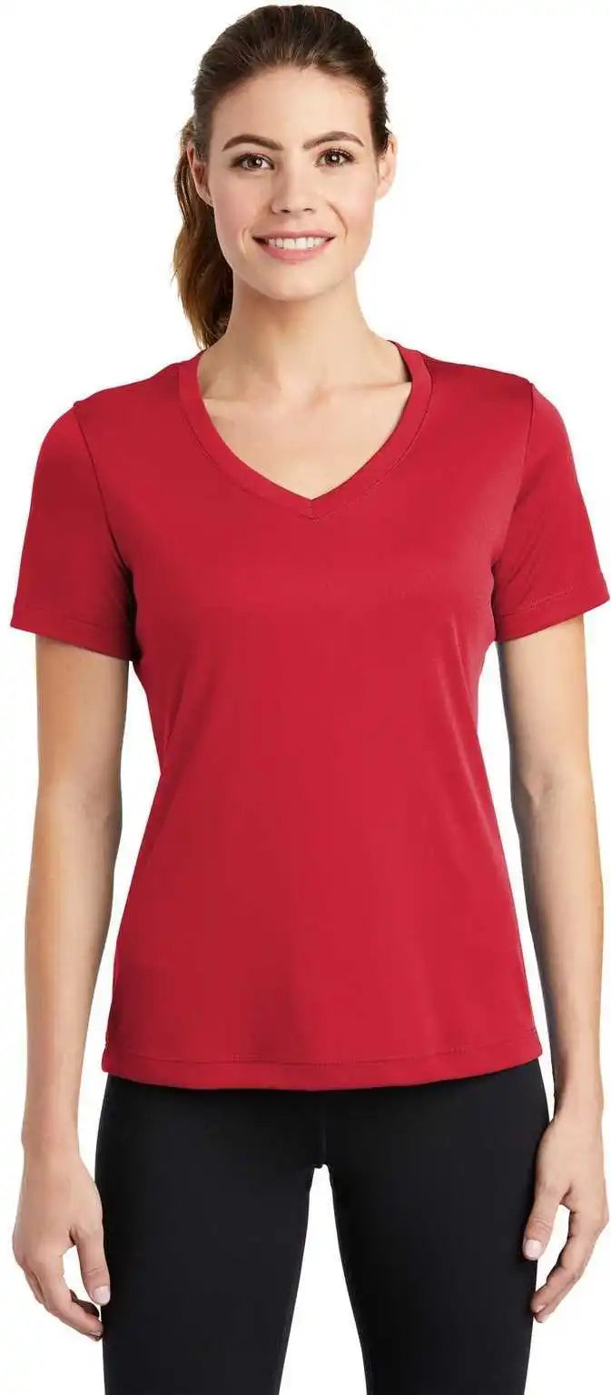 Sport-tek Lst353 Women’s Posicharge Competitor V-neck Tee - True Red