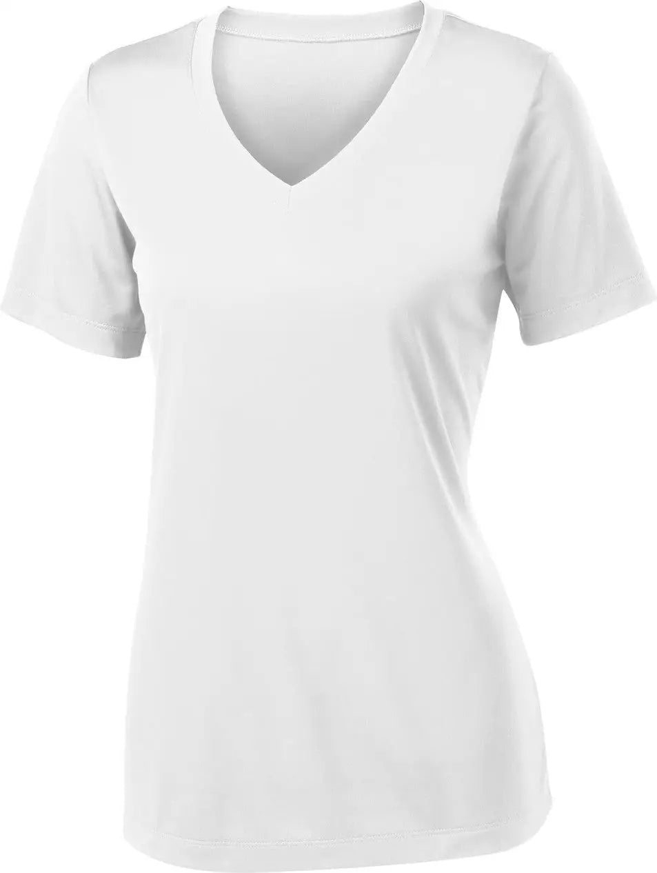 Sport-tek Lst353 Women’s Posicharge Competitor V-neck Tee - White