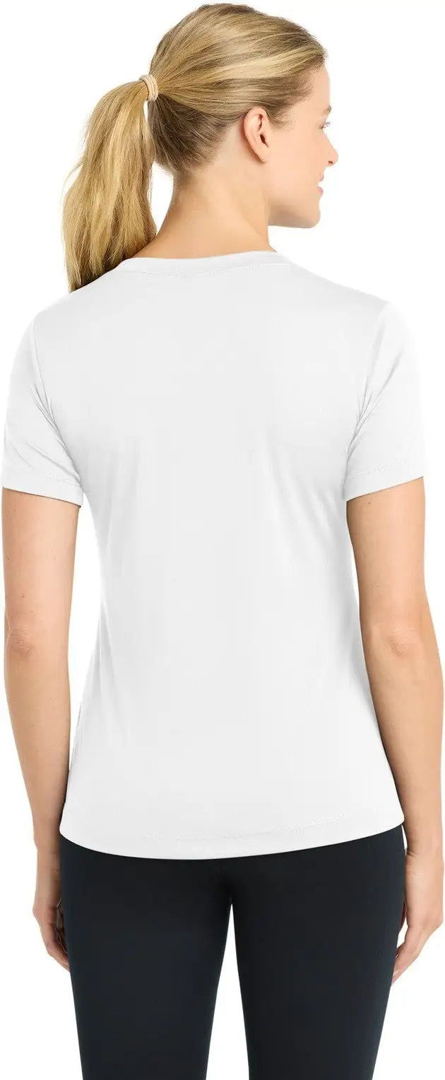 Sport-tek Lst353 Women’s Posicharge Competitor V-neck Tee - White
