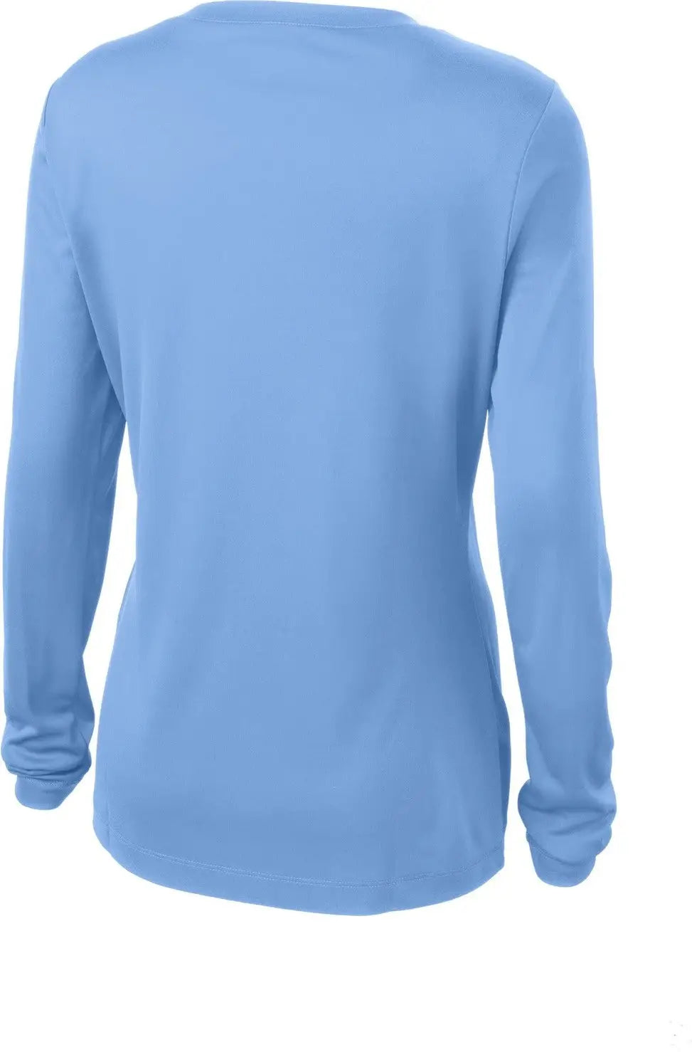 Sport-tek Lst353ls Women’s Long Sleeve Posicharge Competitor V-neck Tee - Carolina Blue