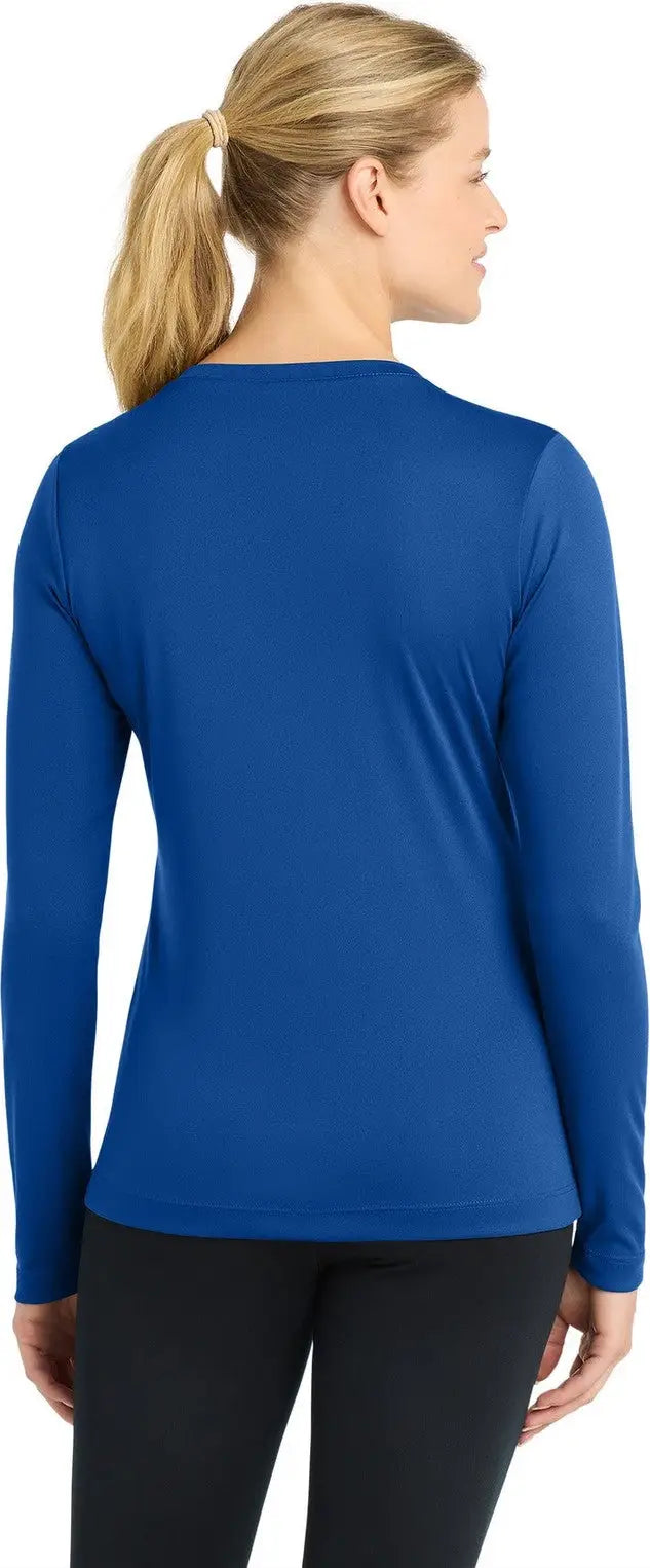 Sport-tek Lst353ls Women’s Long Sleeve Posicharge Competitor V-neck Tee - True Royal