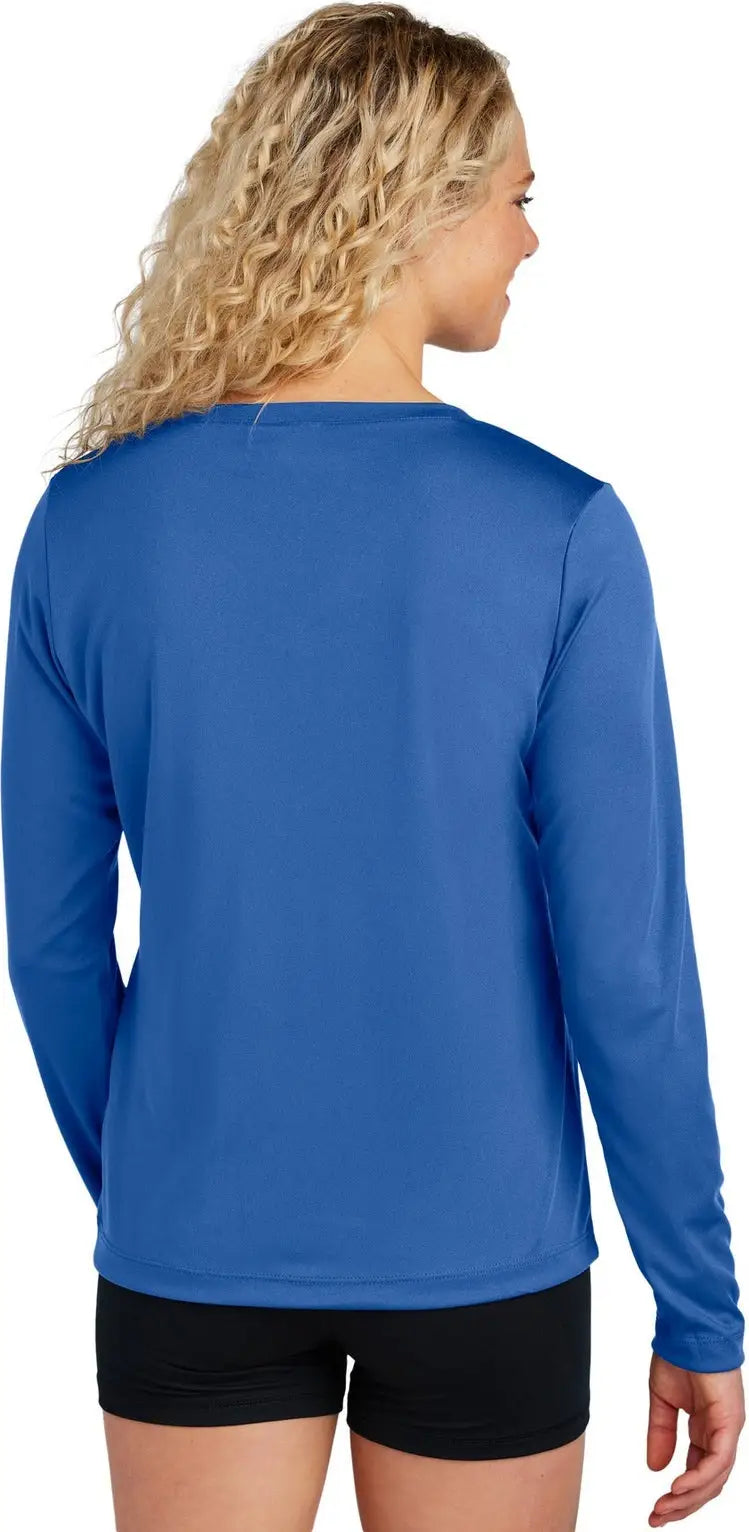 Sport-tek Lst353ls Women’s Long Sleeve Posicharge Competitor V-neck Tee - True Royal