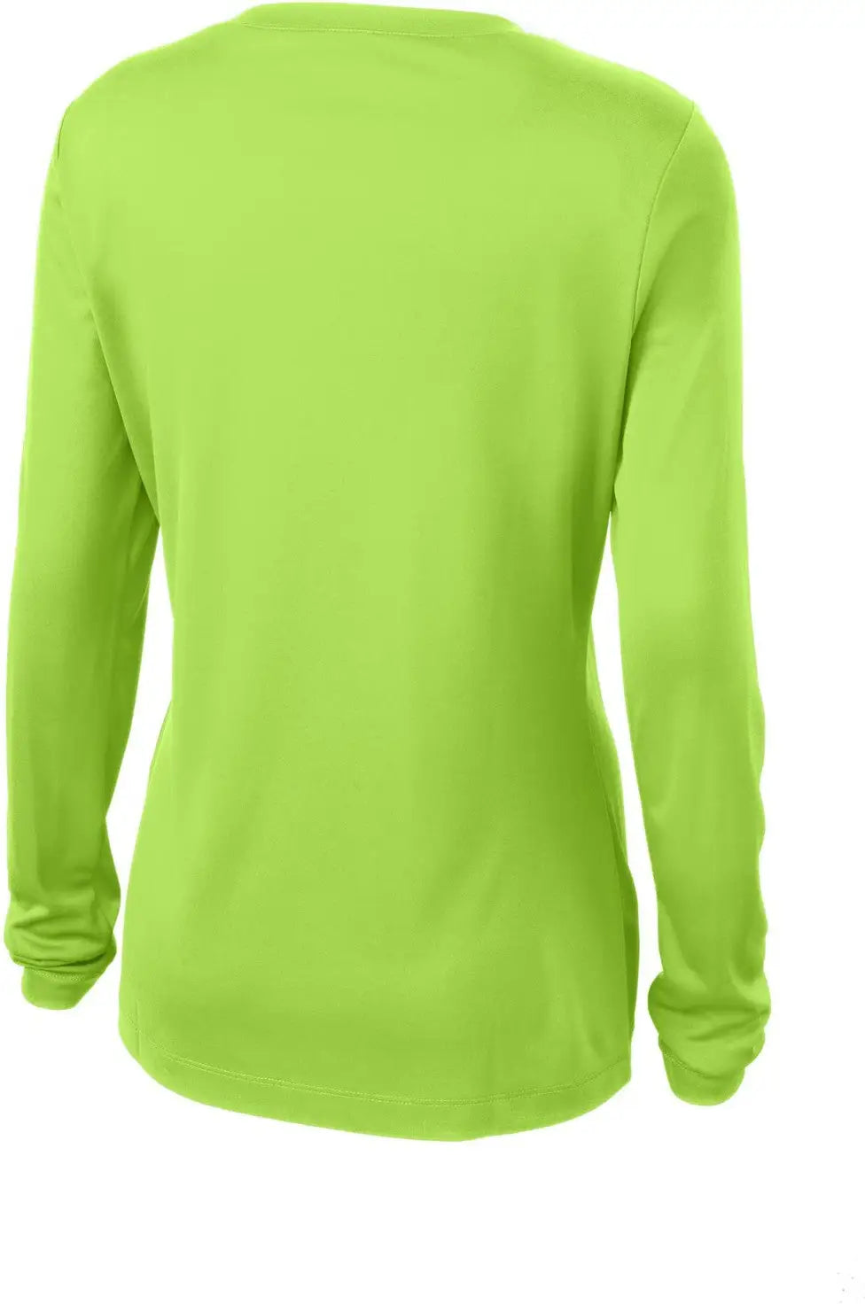 Sport-tek Lst353ls Women’s Long Sleeve Posicharge Competitor V-neck Tee - Lime Shock