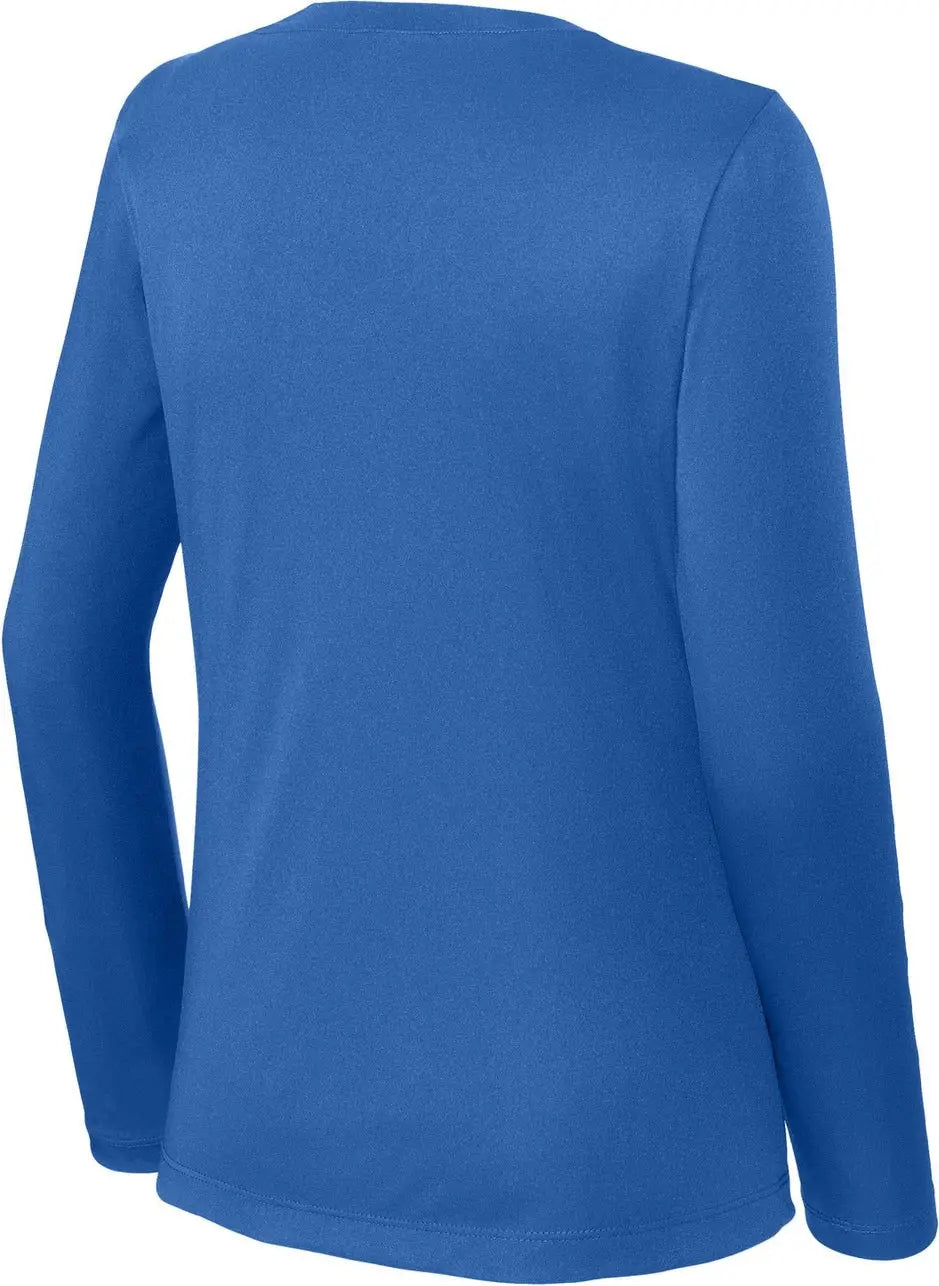 Sport-tek Lst353ls Women’s Long Sleeve Posicharge Competitor V-neck Tee - True Royal