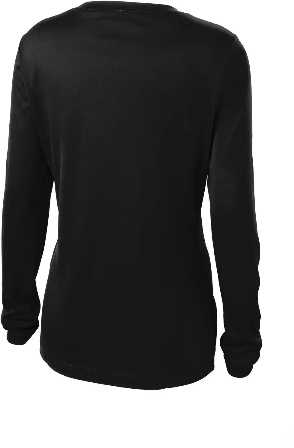 Sport-tek Lst353ls Women’s Long Sleeve Posicharge Competitor V-neck Tee - Black