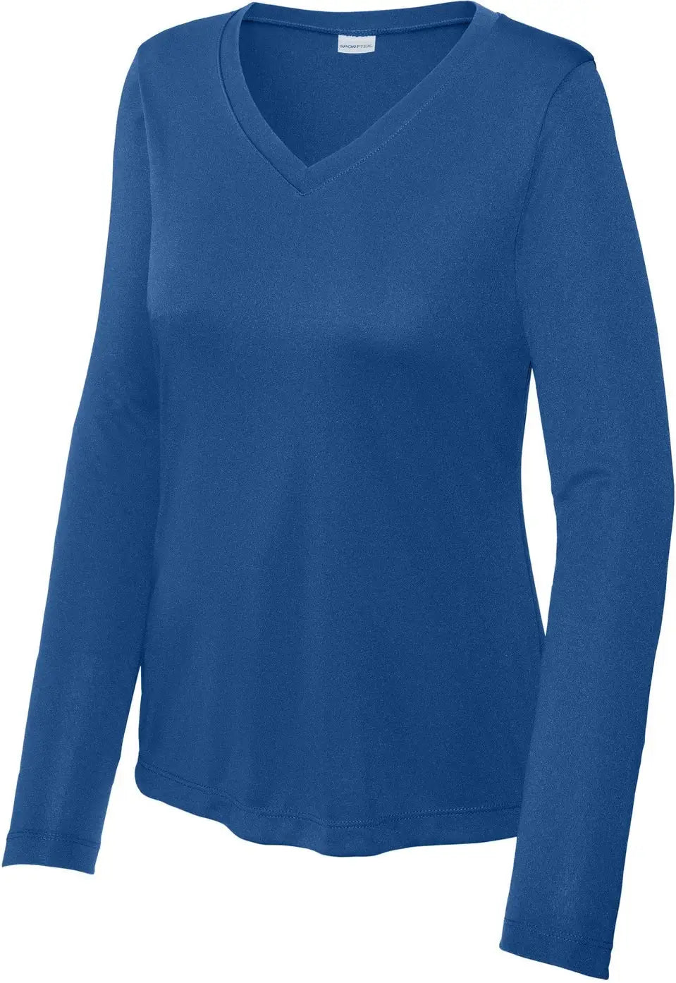 Sport-tek Lst353ls Women’s Long Sleeve Posicharge Competitor V-neck Tee - Royal