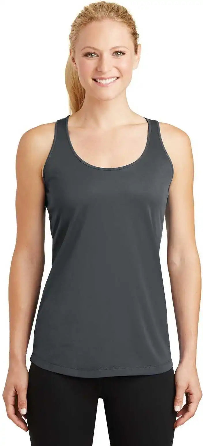 Sport-tek Lst356 Ladies Posicharge Competitor Racerback Tank - Iron Gray