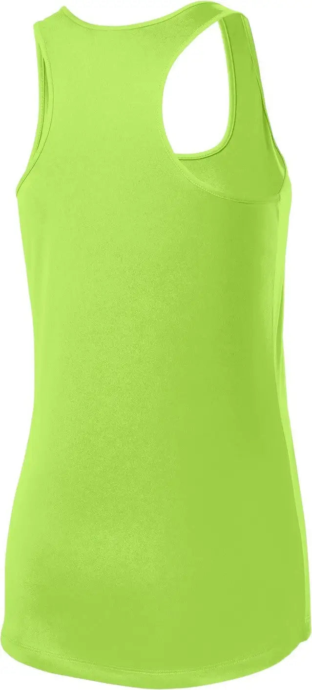 Sport-tek Lst356 Women’s Posicharge Competitor Racerback Tank - Lime Shock - Ladies Xs