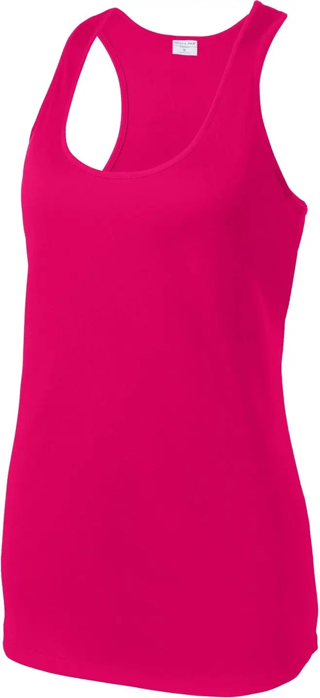 Sport-tek Lst356 Women’s Posicharge Competitor Racerback Tank - Pink Raspberry