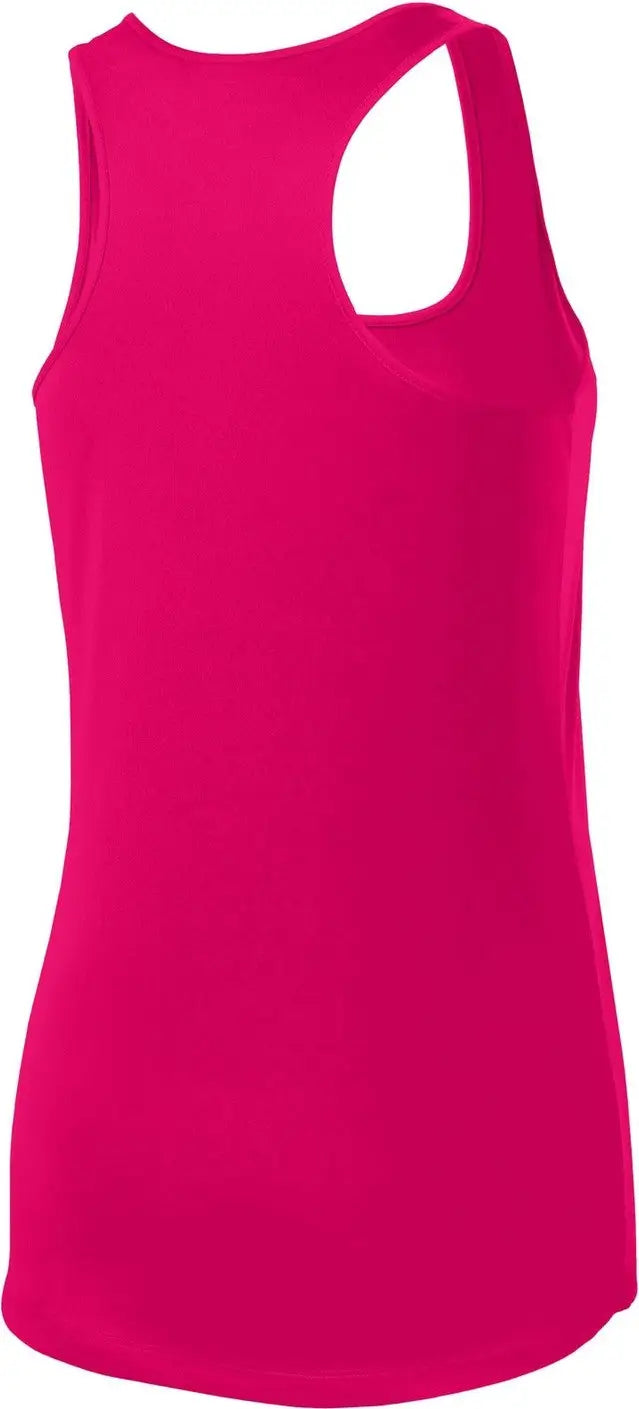 Sport-tek Lst356 Women’s Posicharge Competitor Racerback Tank - Pink Raspberry - Ladies Xs