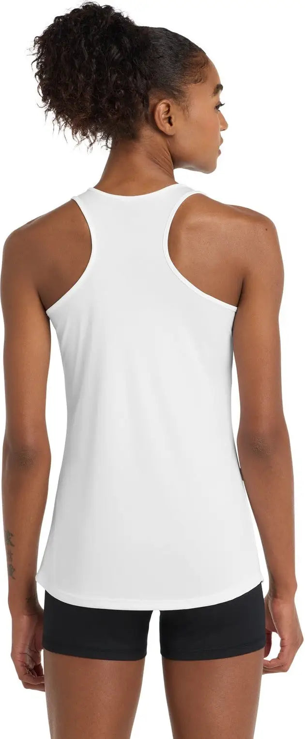 Sport-tek Lst356 Women’s Posicharge Competitor Racerback Tank - White