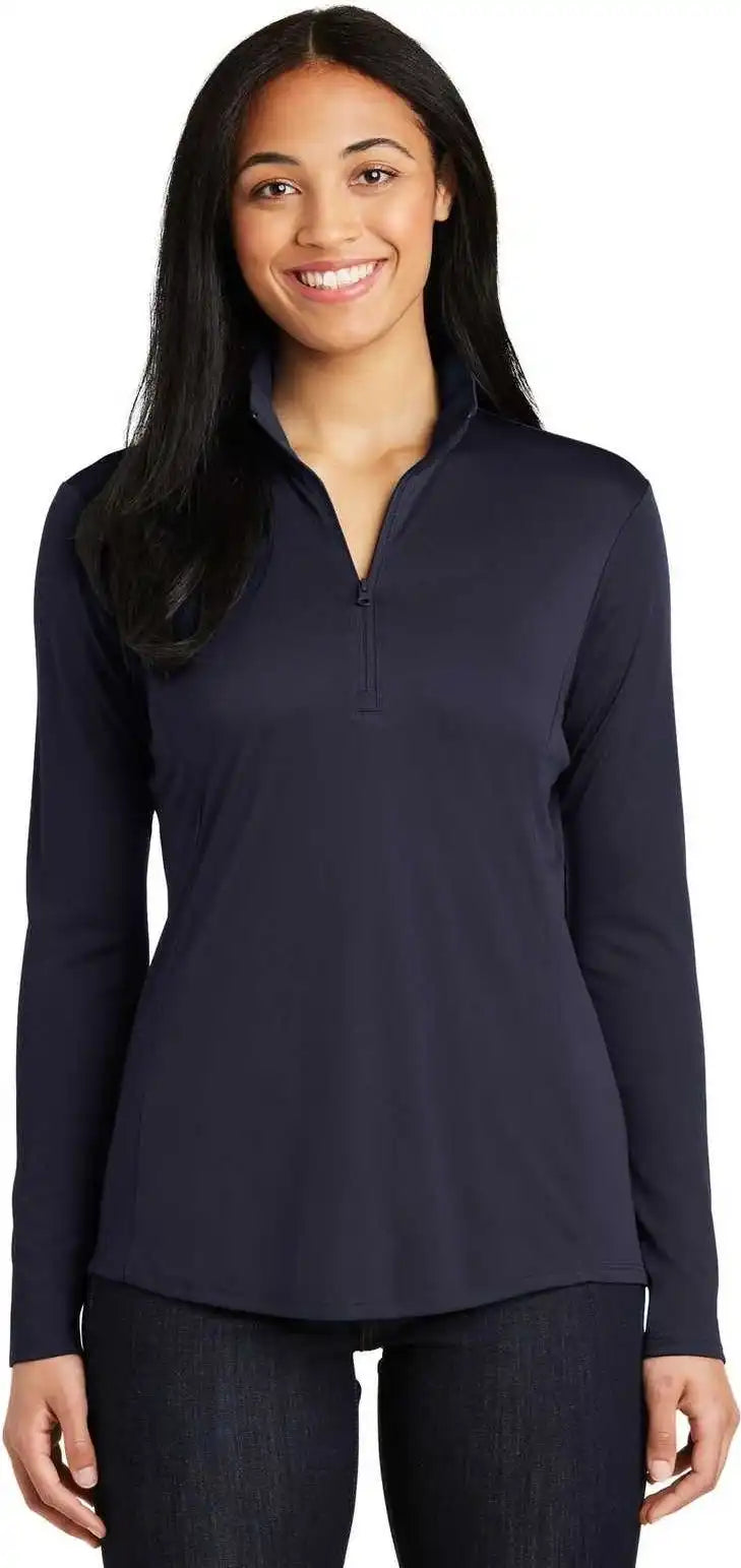 Sport Tek Lst357 Ladies Posicharge Competitor 1/4 Zip Pullover True Navy