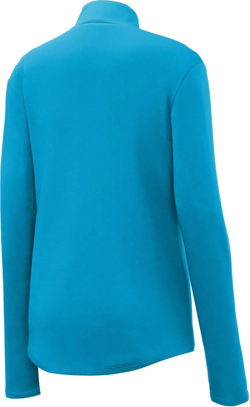 Sport-tek Lst357 Women’s Posicharge Competitor 1/4-zip Pullover - Atomic Blue