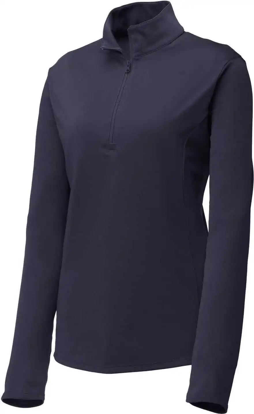 Sport-tek Lst357 Women’s Posicharge Competitor 1/4-zip Pullover - True Navy