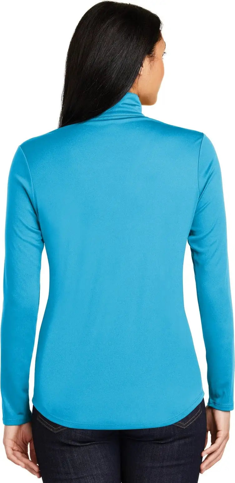 Sport-tek Lst357 Women’s Posicharge Competitor 1/4-zip Pullover - Atomic Blue