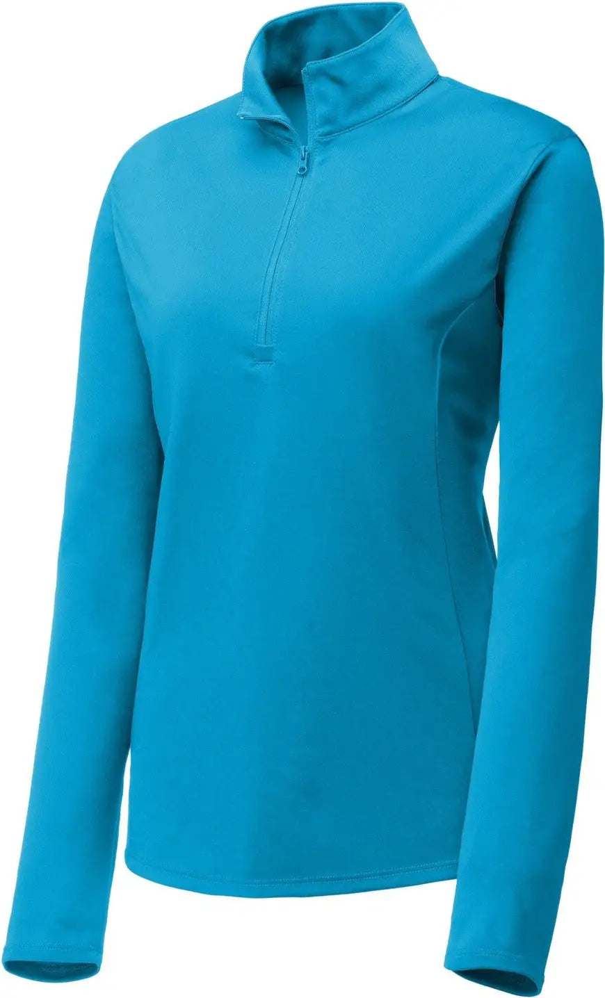Sport-tek Lst357 Women’s Posicharge Competitor 1/4-zip Pullover - Atomic Blue