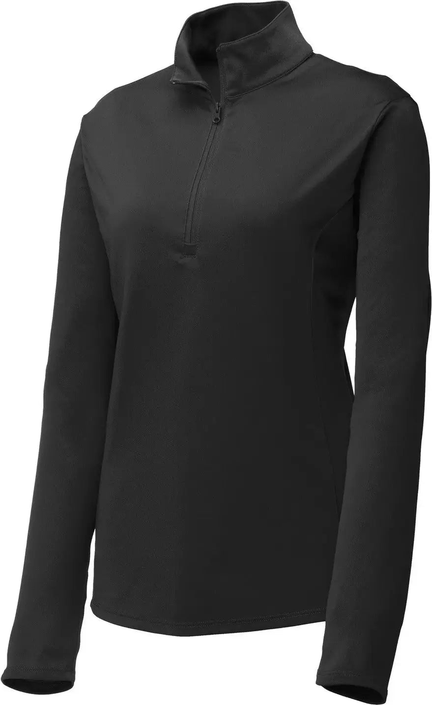 Sport-tek Lst357 Women’s Posicharge Competitor 1/4-zip Pullover - Black