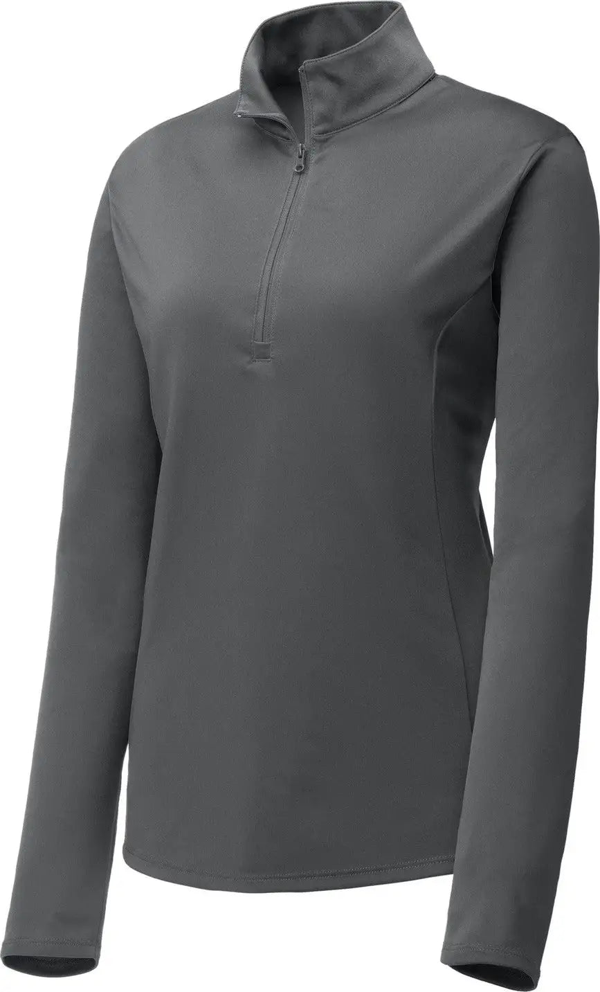 Sport-tek Lst357 Women’s Posicharge Competitor 1/4-zip Pullover - Iron Gray