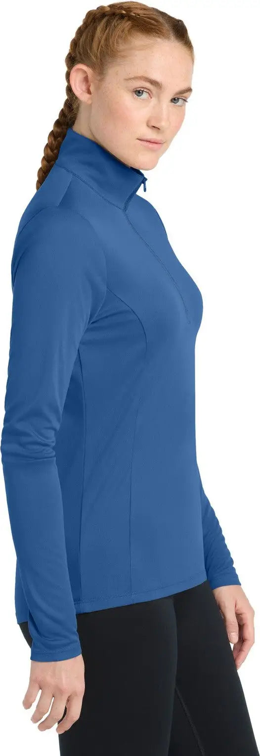 Sport-tek Lst357 Women’s Posicharge Competitor 1/4-zip Pullover - Royal