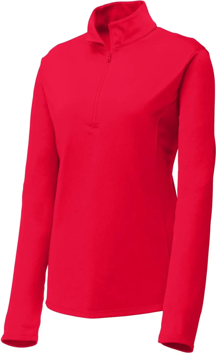 Sport-tek Lst357 Women’s Posicharge Competitor 1/4-zip Pullover - True Red