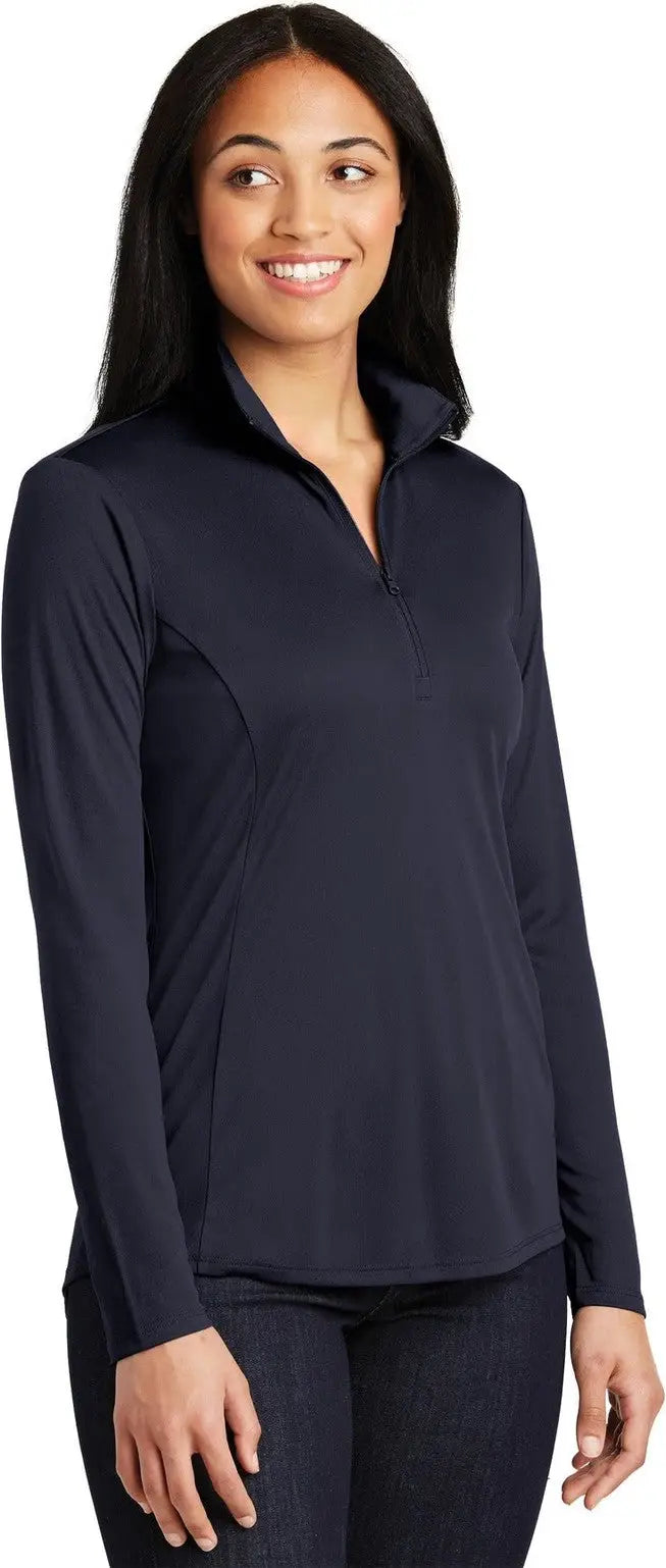 Sport-tek Lst357 Women’s Posicharge Competitor 1/4-zip Pullover - True Navy