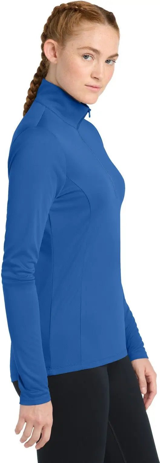 Sport-tek Lst357 Women’s Posicharge Competitor 1/4-zip Pullover - True Royal