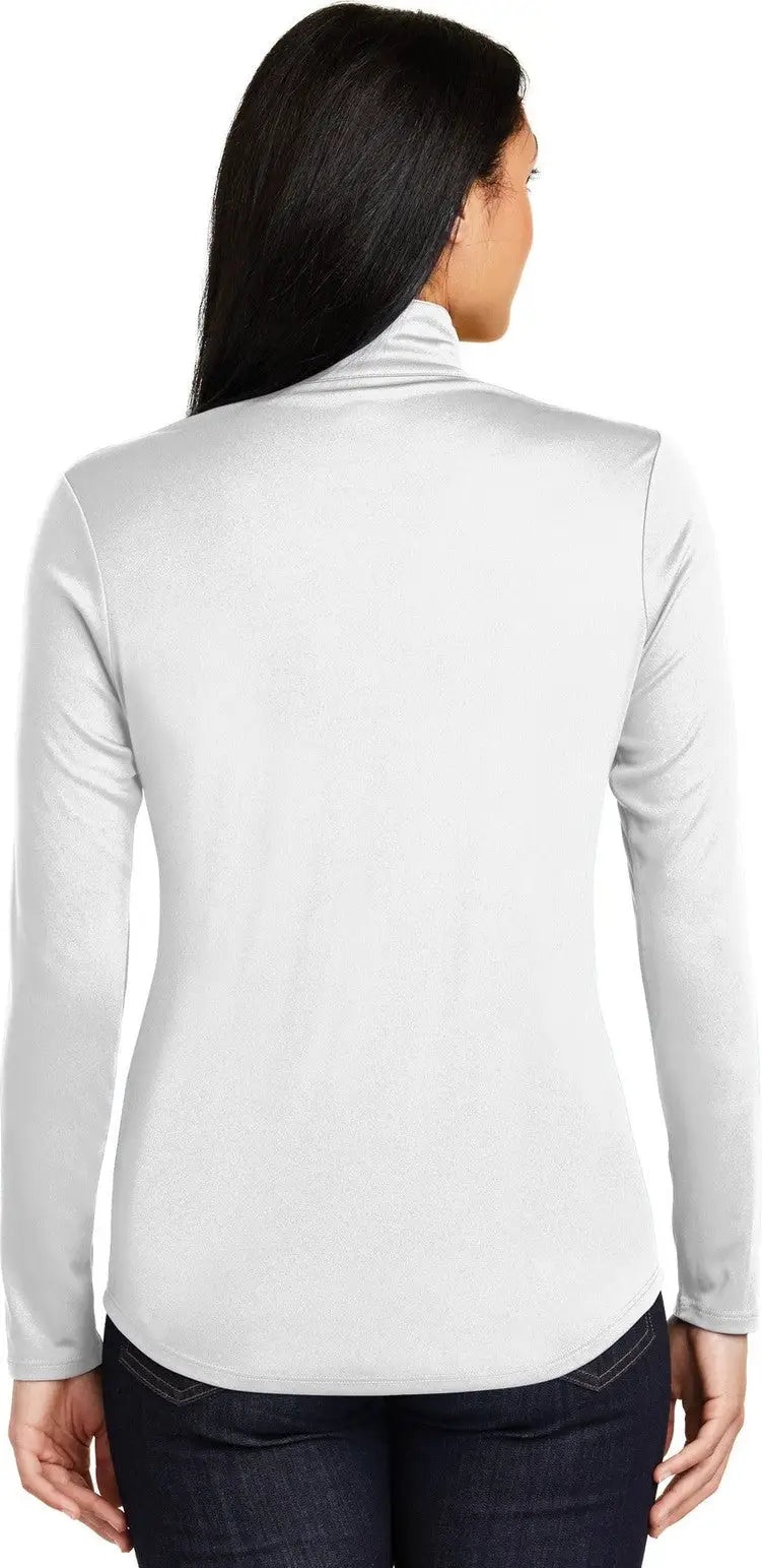 Sport-tek Lst357 Women’s Posicharge Competitor 1/4-zip Pullover - White