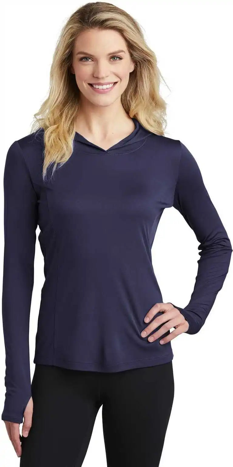 Sport-tek Lst358 Ladies Posicharge Competitor Hooded Pullover - True Navy
