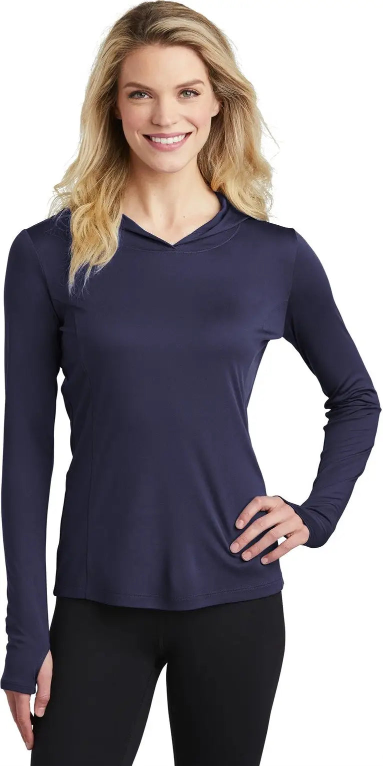 Sport-tek Lst358 Women’s Posicharge Competitor Hooded Pullover - True Navy - Ladies Xs