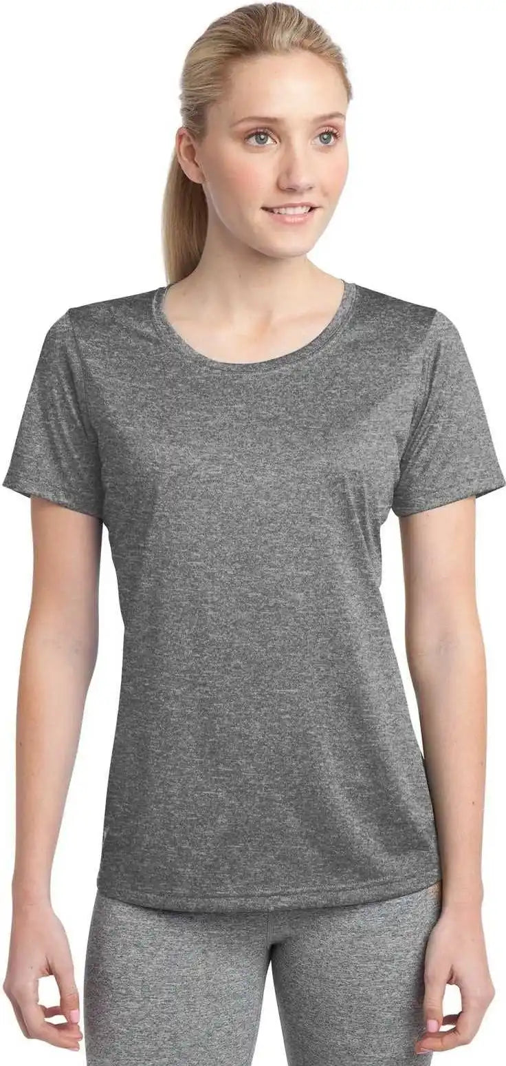 Sport Tek Lst360 Ladies Heather Contender Scoop Neck Tee Vintage