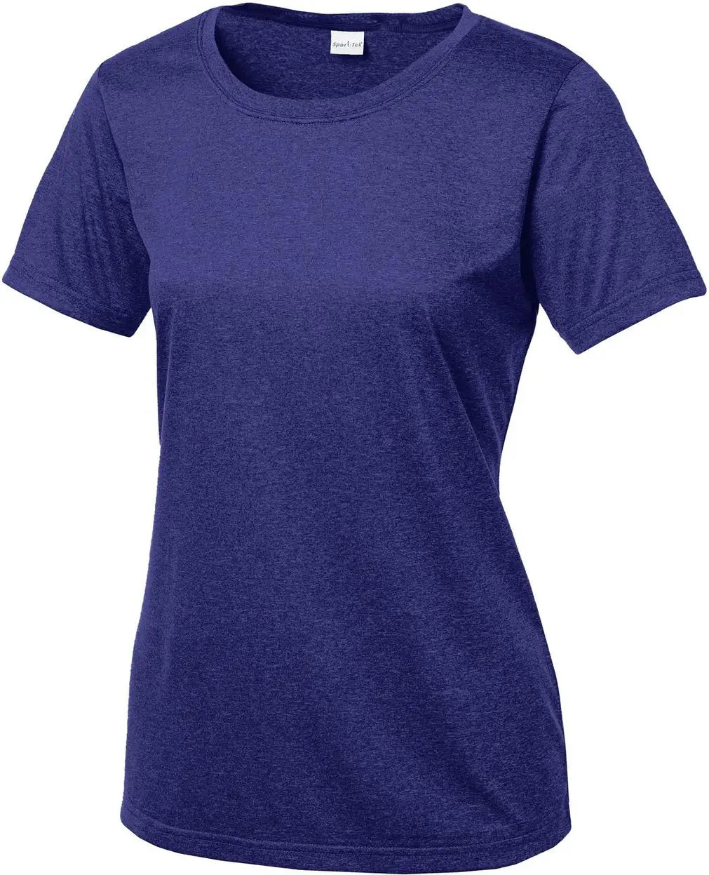 Sport-tek Lst360 Women’s Heather Contender Scoop Neck Tee - Cobalt
