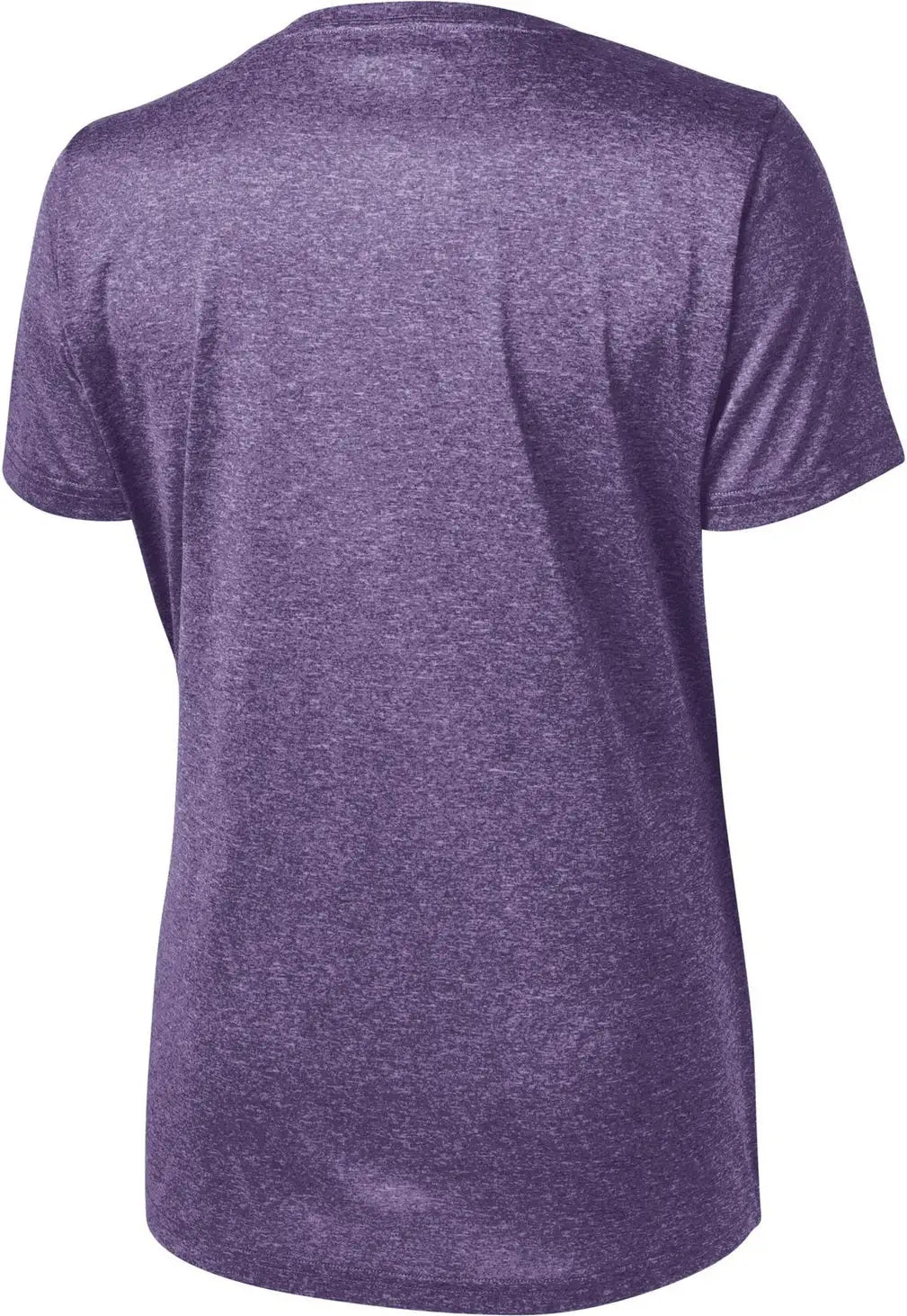 Sport-tek Lst360 Women’s Heather Contender Scoop Neck Tee - Purple
