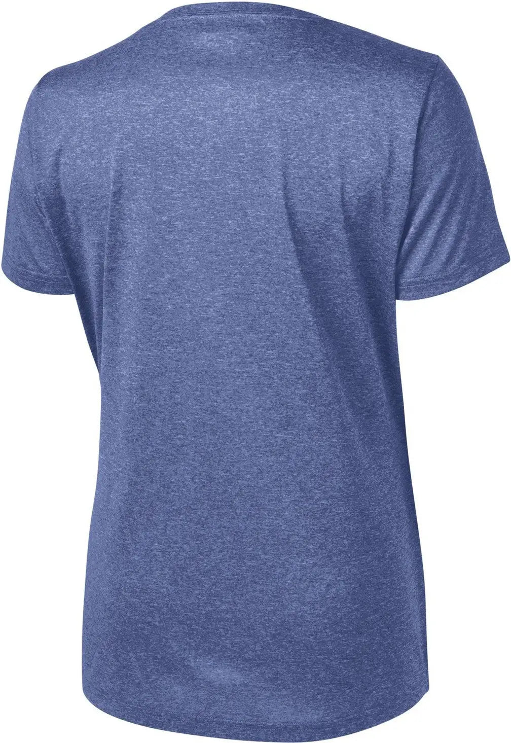 Sport-tek Lst360 Women’s Heather Contender Scoop Neck Tee - True Royal - Ladies Xs