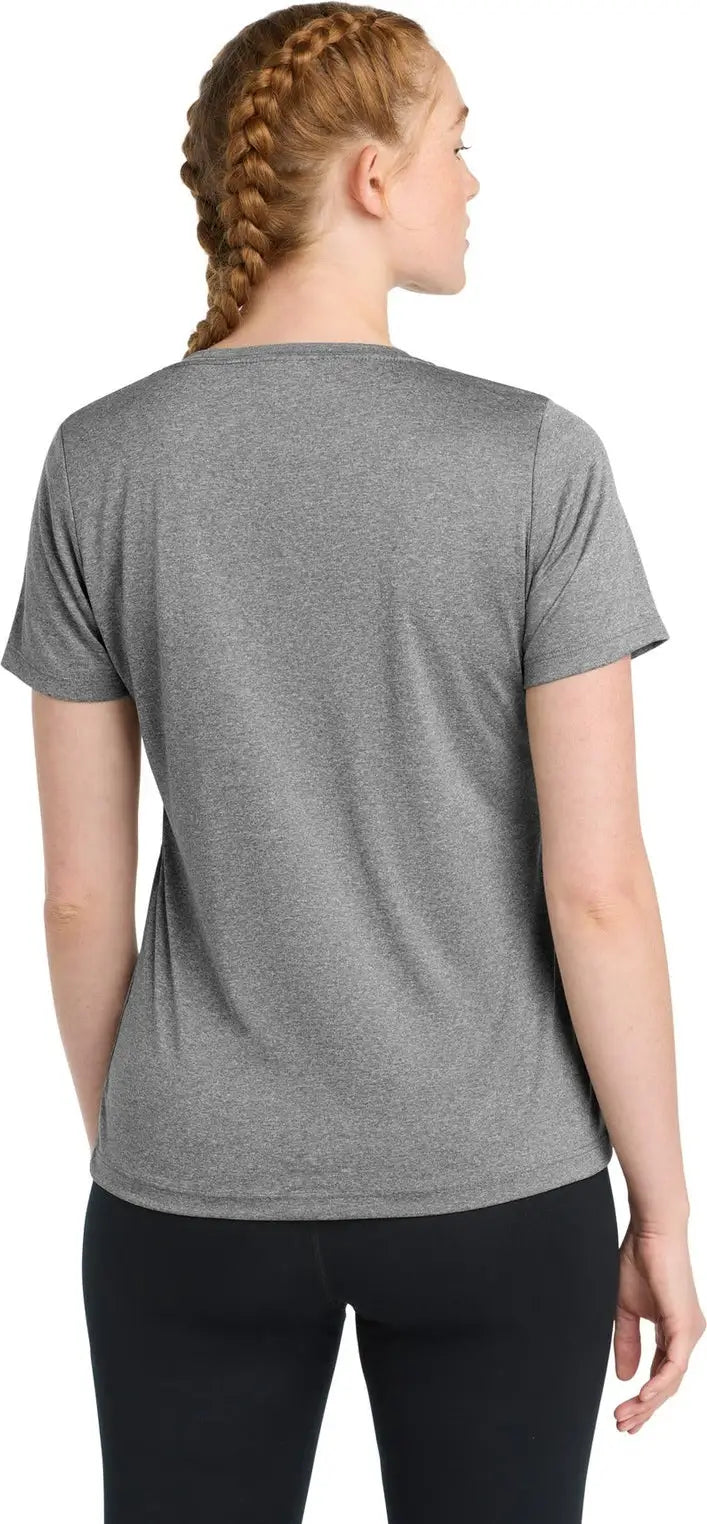 Sport-tek Lst360 Women’s Heather Contender Scoop Neck Tee - Vintage
