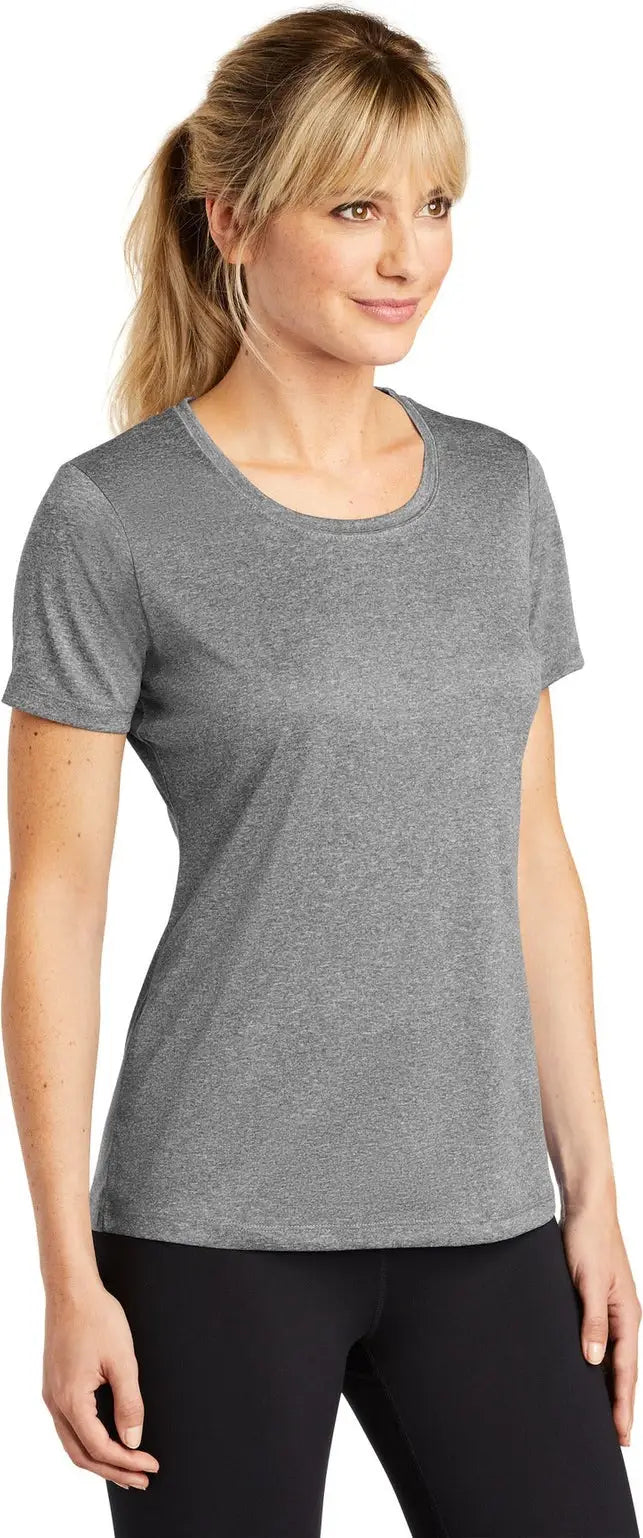 Sport-tek Lst360 Women’s Heather Contender Scoop Neck Tee - Vintage