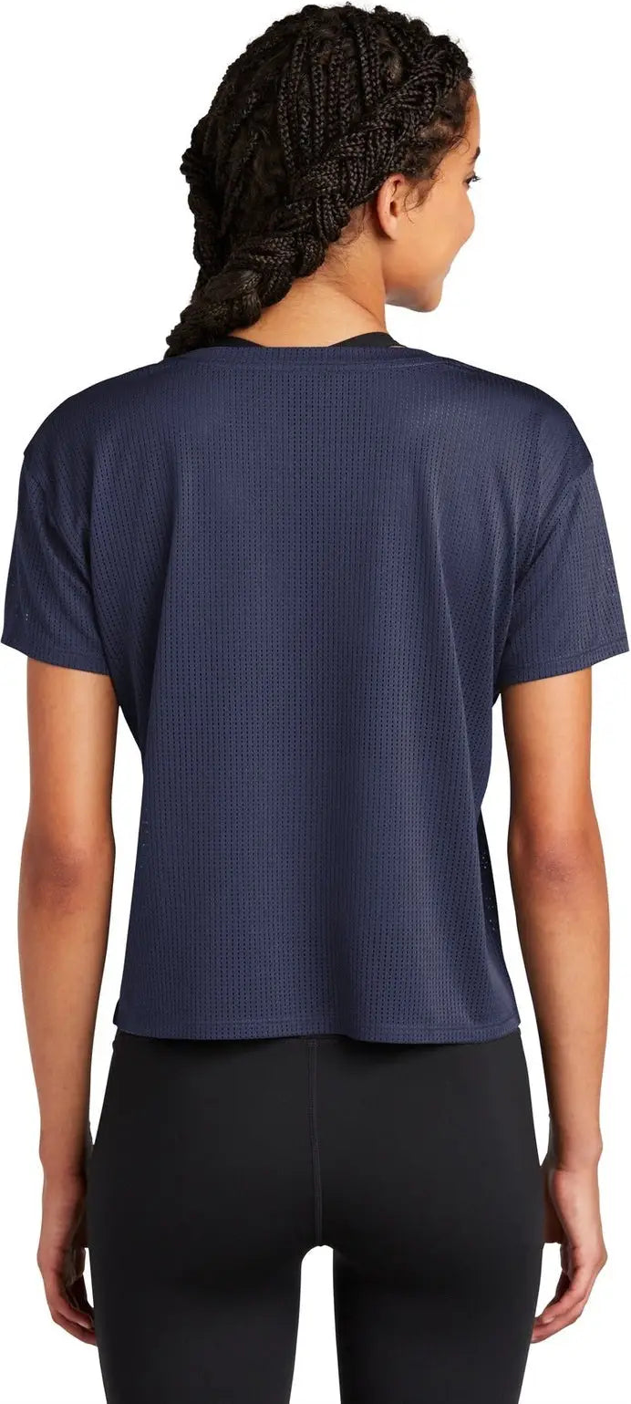 Sport-tek Lst411 Women’s Posicharge Draft Crop Tee - True Navy