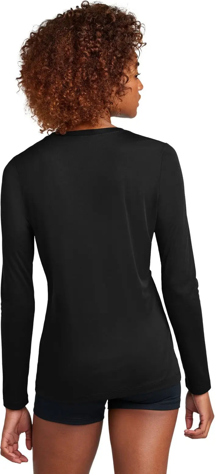Sport-tek Lst420ls Women’s Posi-uv Pro Long Sleeve - Black