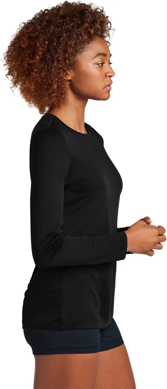 Sport-tek Lst420ls Women’s Posi-uv Pro Long Sleeve - Black