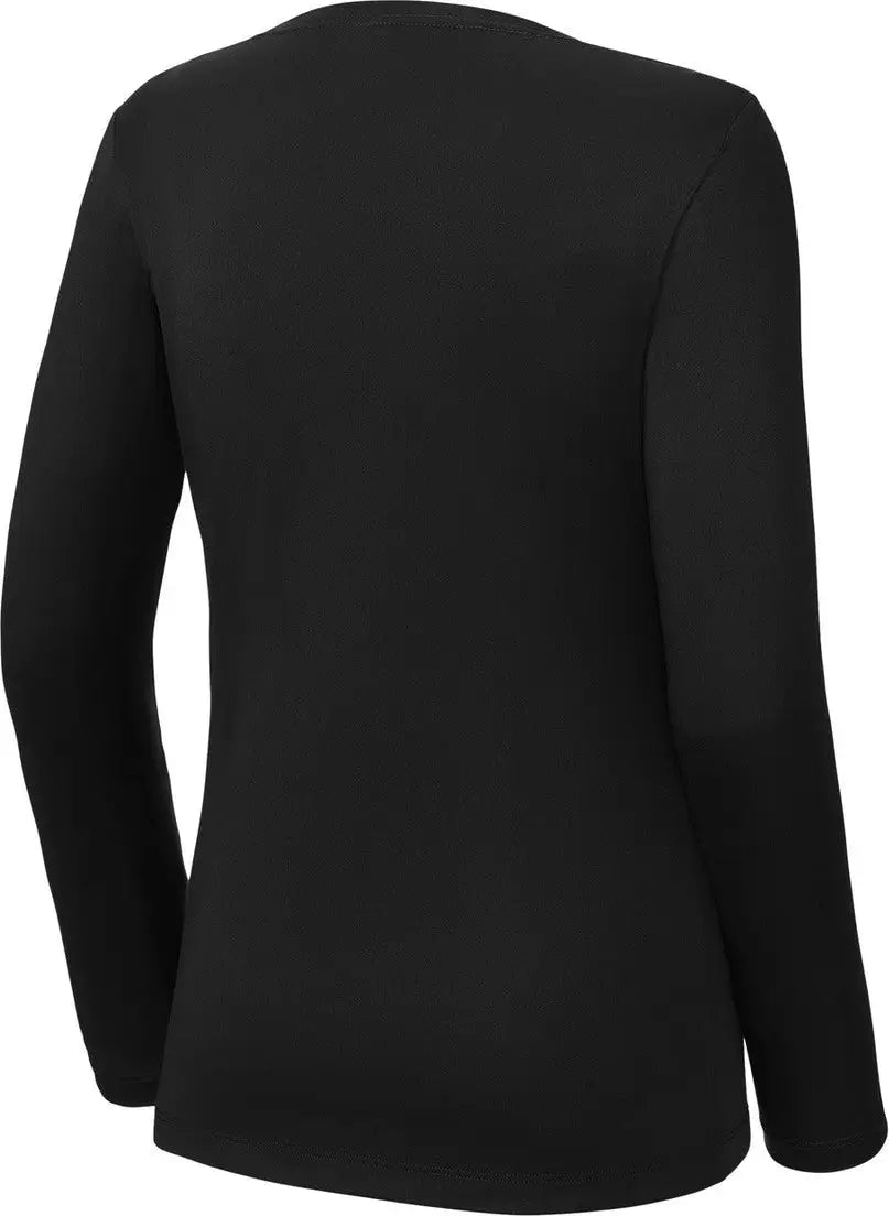 Sport-tek Lst420ls Women’s Posi-uv Pro Long Sleeve - Black