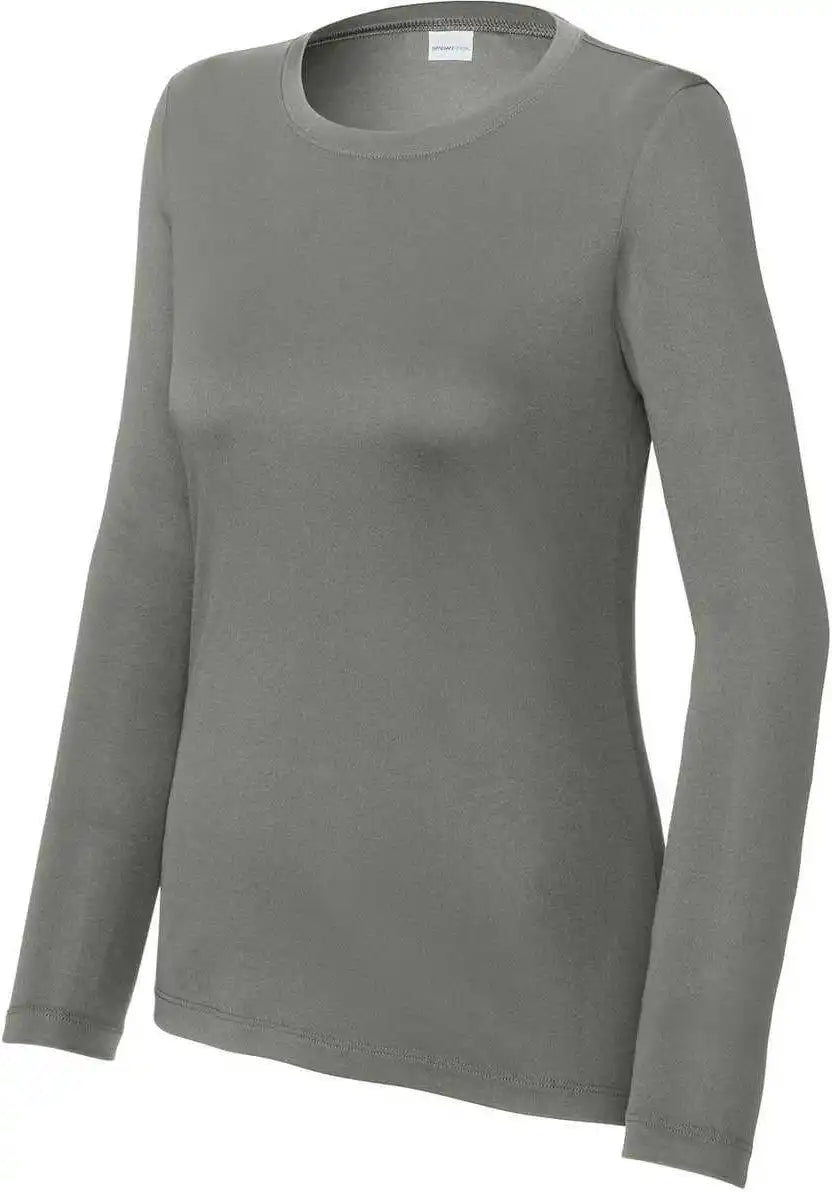 Sport-tek Lst420ls Women’s Posi-uv Pro Long Sleeve - Dksmkgy