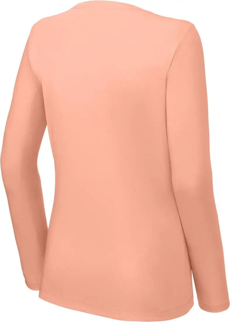 Sport-tek Lst420ls Women’s Posi-uv Pro Long Sleeve - Soft Coral