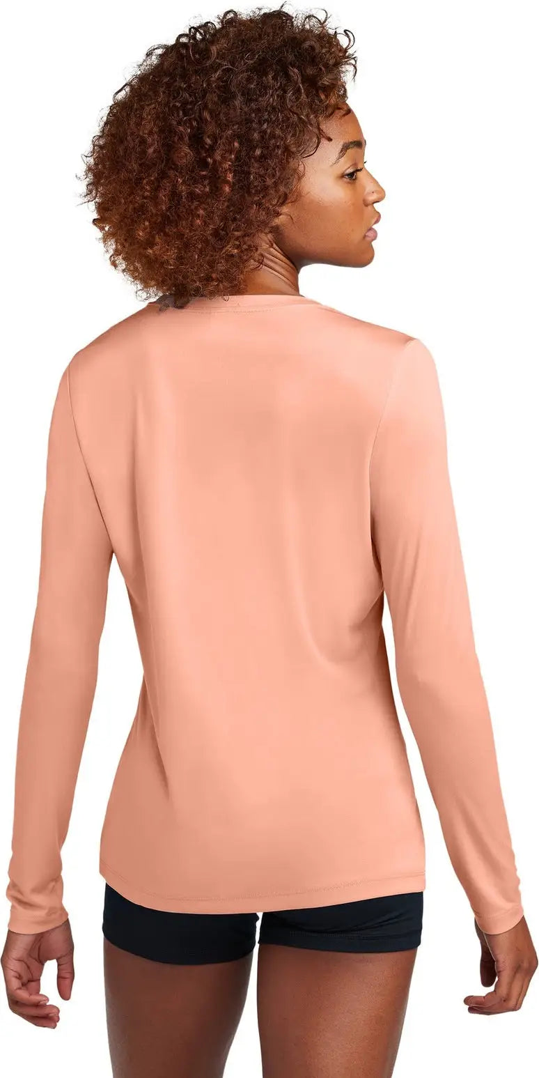Sport-tek Lst420ls Women’s Posi-uv Pro Long Sleeve - Soft Coral