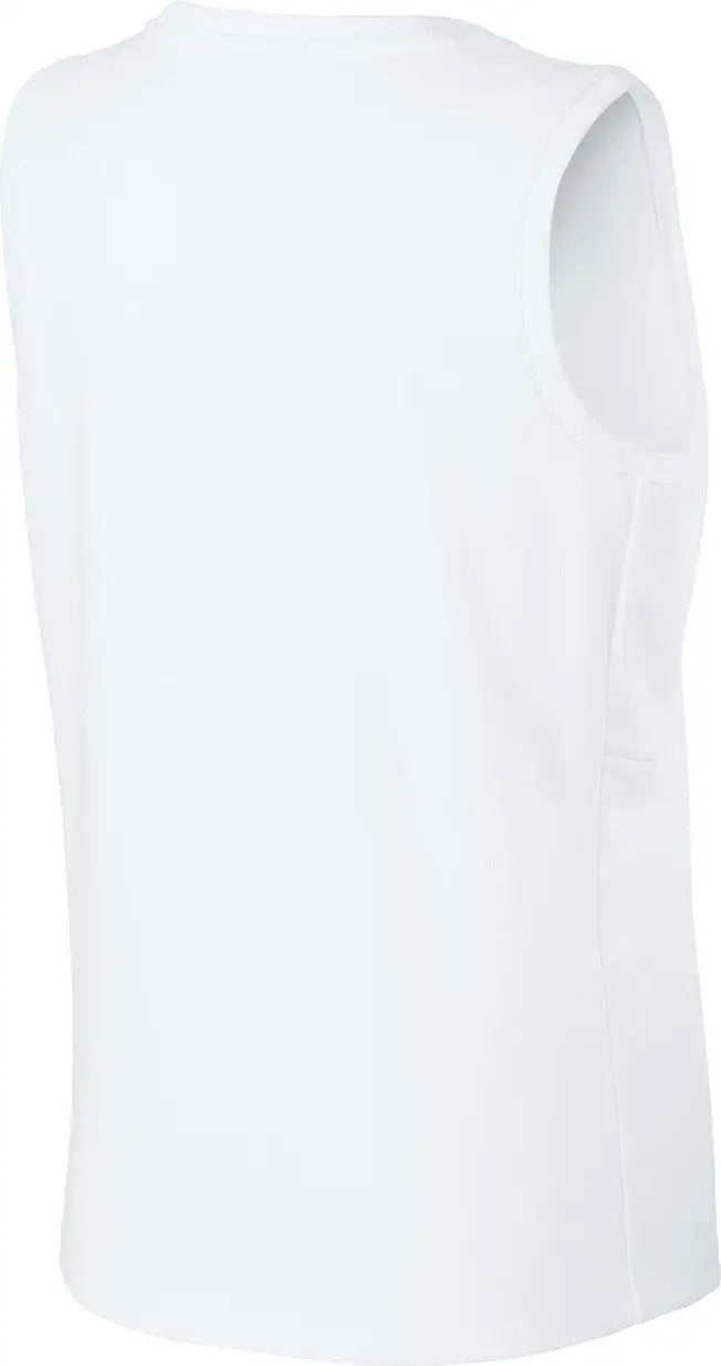 Sport-tek Lst441 Women’s Club Sleeveless V-neck - White