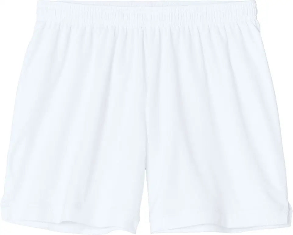 Sport-tek Lst442 Women’s Club 5’’ Short - White