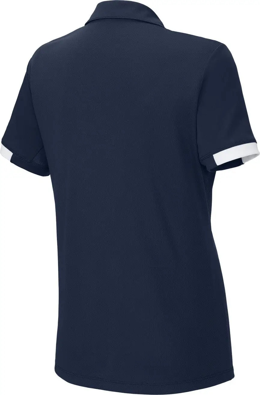 Sport-tek Lst444 Women’s Club Colorblock Polo - True Navy White