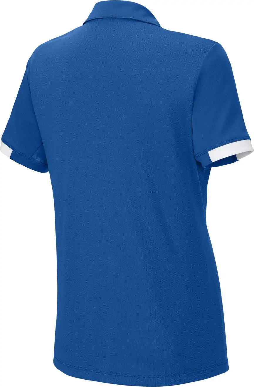 Sport-tek Lst444 Women’s Club Colorblock Polo - True Royal White