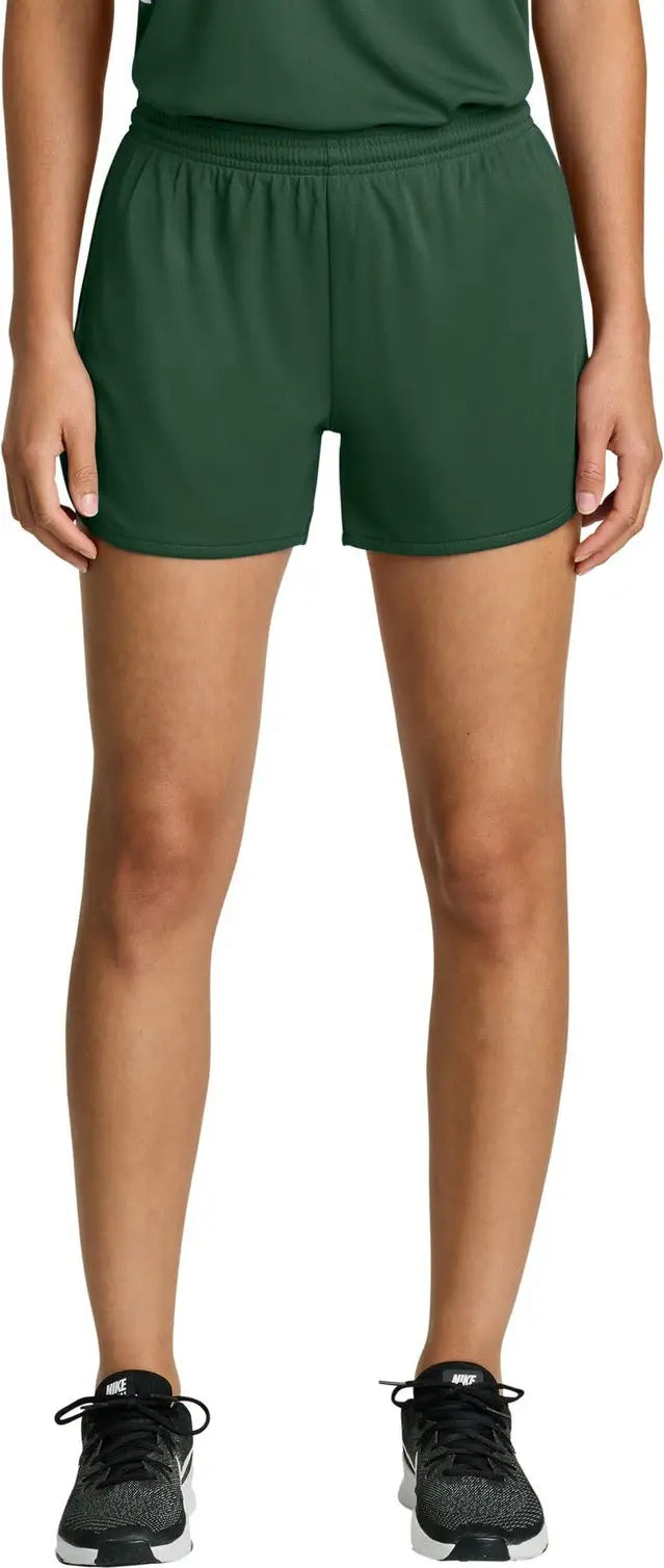 Sport-tek Lst447 Women’s Club 3’’ Track Short - Forest Green - Ladies 3xl